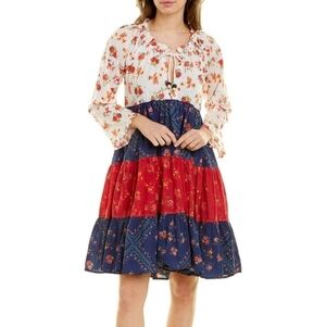 RO'S GARDEN TATIANA RUFFLE DRESS